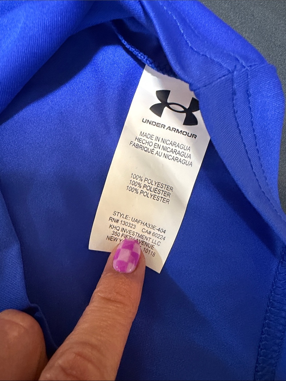 Under Armour Red & Blue Long Sleeve Active Tees - Boys - Picture 4 of 9